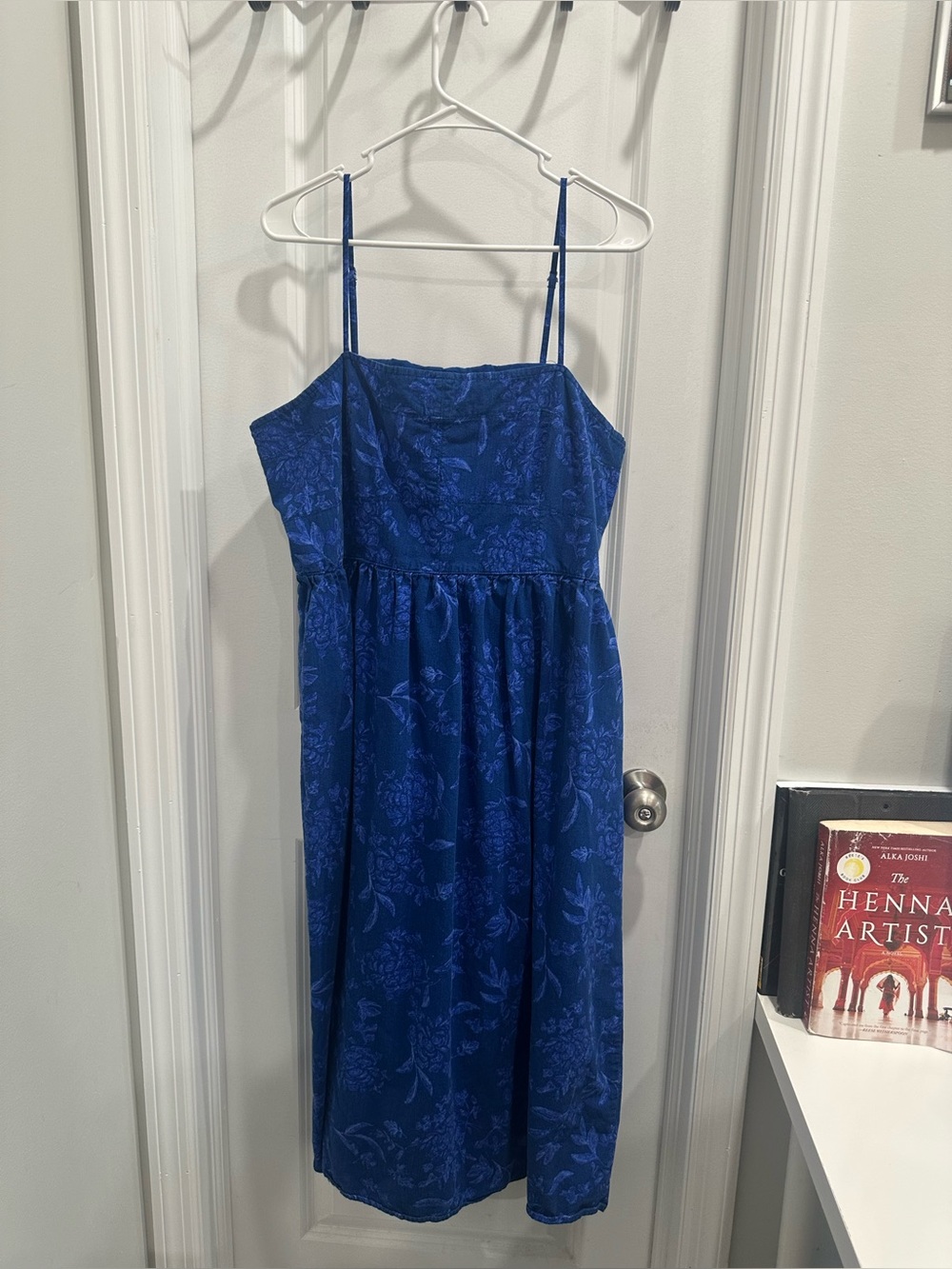 Royal Blue Summer Midi Dress